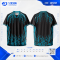 เสื้อกีฬาฟุตบอล SDN-0258 STRIKER โทนดำฟ้า