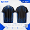 เสื้อกีฬาฟุตบอล SDN-0258 STRIKER โทนดำฟ้า