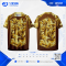 เสื้อกีฬาฟุตบอล SDN-0259 LEADER GENERATION โทนน้ำตาลทอง