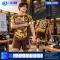 เสื้อกีฬาฟุตบอล SDN-0259 LEADER GENERATION โทนน้ำตาลทอง