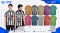 เสื้อกีฬาฟุตบอล SDN-0260 NEXT LEVEL โทนขาวดำ