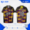 เสื้อกีฬาฟุตบอล SDN-0261 STRONG โทนม่วงเหลือง