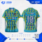 เสื้อกีฬาฟุตบอล SDN-0262 AWAKEN โทนฟ้าเหลือง