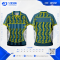 เสื้อกีฬาฟุตบอล SDN-0262 AWAKEN โทนฟ้าเหลือง