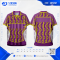 เสื้อกีฬาฟุตบอล SDN-0262 AWAKEN โทนฟ้าเหลือง