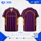 เสื้อกีฬาฟุตบอล SDN-0263 JUST DO IT โทนม่วงทอง