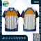 เสื้อกีฬาฟุตบอล SDN-0264 โทนขาวส้มน้ำเงิน