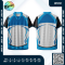 เสื้อกีฬาฟุตบอล SDN-0264 โทนขาวส้มน้ำเงิน