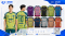 เสื้อกีฬาฟุตบอล SDN-0269 ASCENT โทนเขียวอ่อน