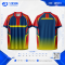 เสื้อกีฬาฟุตบอล SDN-0271 BORN TO BE FREE โทนม่วงส้ม