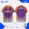 เสื้อกีฬาฟุตบอล SDN-0271 BORN TO BE FREE โทนม่วงส้ม