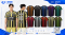 เสื้อกีฬาฟุตบอล SDN-0275 WORK HARD PLAY HARD โทนดำเหลือง