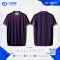 เสื้อกีฬาฟุตบอล SDN-0275 WORK HARD PLAY HARD โทนดำเหลือง