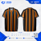 เสื้อกีฬาฟุตบอล SDN-0275 WORK HARD PLAY HARD โทนดำเหลือง