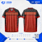เสื้อกีฬาฟุตบอล SDN-0276 THE HOUSE โทนเขียวหัวเป็ดส้ม
