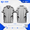 เสื้อกีฬาฟุตบอล SDN-0277 OUT OF CONTROL โทนเทาดำ