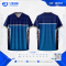 เสื้อกีฬาฟุตบอล SDN-0278 BELIEVE IN YOURSELF โทนน้ำเงินส้ม