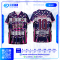 เสื้อกีฬาฟุตบอล พิมพ์ลายทั้งตัว เนื้อผ้า "นาโนเทค"SD-531