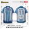 เสื้อกีฬาฟุตบอล พิมพ์ลายทั้งตัว เนื้อผ้า "นาโนเทค"SD 380
