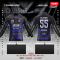 เสื้อกีฬาฟุตบอล พิมพ์ลายทั้งตัว เนื้อผ้า "นาโนเทค" SD109