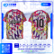 เสื้อกีฬาฟุตบอล พิมพ์ลายทั้งตัว เนื้อผ้า "นาโนเทค"SD-488