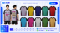 เสื้อกีฬาฟุตบอล พิมพ์ลายทั้งตัว เนื้อผ้า "นาโนเทค"SD-498
