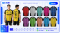 เสื้อกีฬาฟุตบอล พิมพ์ลายทั้งตัว เนื้อผ้า "นาโนเทค"SD-525