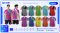 เสื้อกีฬาฟุตบอล พิมพ์ลายทั้งตัว เนื้อผ้า "นาโนเทค"SD-526
