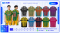 เสื้อกีฬาฟุตบอล พิมพ์ลายทั้งตัว เนื้อผ้า "นาโนเทค"SD-527