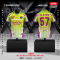 เสื้อกีฬาฟุตบอล พิมพ์ลายทั้งตัว เนื้อผ้า "นาโนเทค" SD112