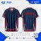 เสื้อกีฬาฟุตบอล พิมพ์ลายทั้งตัว เนื้อผ้า "นาโนเทค"SDN-0196