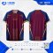 เสื้อกีฬาฟุตบอล พิมพ์ลายทั้งตัว เนื้อผ้า "นาโนเทค"SDN-0192