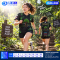 เสื้อวิ่ง RUN-008 HUAHIN GREEN CITY ต้นไม้ โทนดำ-เขียว