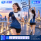 เสื้อวิ่ง RUN-012 RUN FOR FUN โทนกรม-ขาว