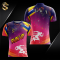 เสื้อวิ่ง RUN-013 RUN UP วิ่งๆ โทนชมพู-ม่วง-ส้ม