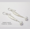 Leaves Dangle Earrings Silver 925
