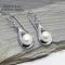 Pearl Drop Earrings - Silver 925