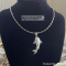 Whale Shark Silver Pendant - Plain Color