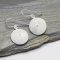 Round Thai Traditional Design Sterling Silver 925 Earrings