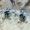 Little Baby Sea Turtle Silver Earrings - SEA LIFE COLLECTION