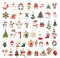 จี้ ตุ้งติ้ง หัวซิป สีทอง เทศกาลคริสต์มาส ปีใหม่ Christmas & New Year Pendant จำนวน 50 ลาย