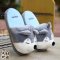 รองเท้าแตะสลิปเปอร์ สำหรับใส่ภายในบ้าน หรืออาคาร Indoor Slippers รูป Mochi น้องหมาชิบะ Size 35 - 40