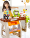 Kids Home Supermarket ชุดแคชเชียร์ซูเปอร์มาร์เก็ตของเล่นเด็ก ร้านค้าขายของจำลอง แบบ 65 ชิ้น + พร้อมรถเข็นช้อปปิ้ง
