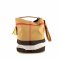 Burberry Ashby Medium In Canvas Check Hobo Bag Brown
