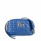 Gucci GG Marmont Matelasse Camera Small  Bag Blue