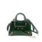 Balenciaga Neo Classic Mini Croco Embossed In Green GHW