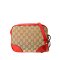 Gucci Microguccissima Bree Disco Canvas Crossbody Bag Red