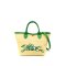 Longchamp Le Panier Pliage Top Handle Bag Small In Green
