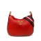 Prada 1BC180 Sacca Vitello Phenix Hobo Red Small