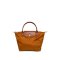 Longchamp Le Pliage Green Small SH Top Handle Cognac